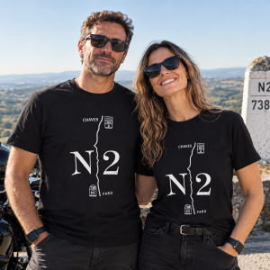 T-shirt Estrada N2 preta